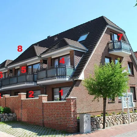Haus Kaehler 1 2 Апартаменты Бюзум